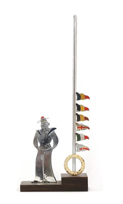Lot 179 - A French 'sailor boy' glass marker set