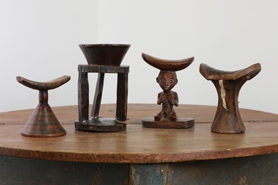 Lot 65 - Two Ethiopian headrests