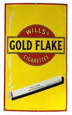 Lot 329A - An enamel advertising sign