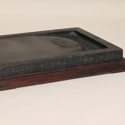 Lot 100 - A Chinese inkstone