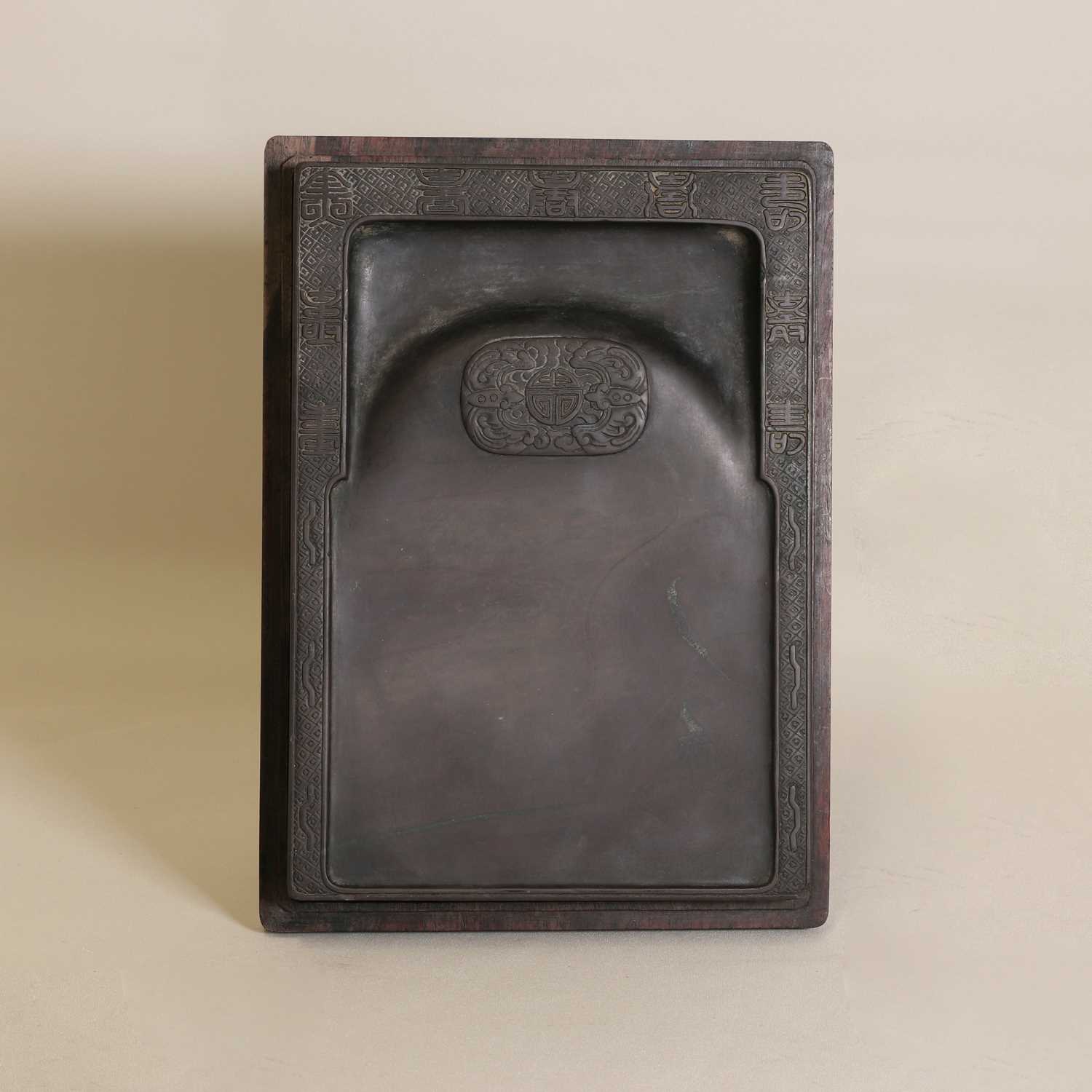Lot 100 - A Chinese inkstone