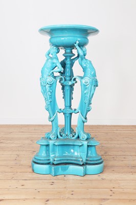 Lot 508 - A faience guéridon