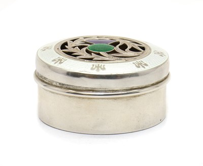 Lot 14 - An Edwardian silver trinket box