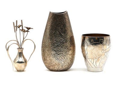 Lot 52 - A modern Scottish silver vase