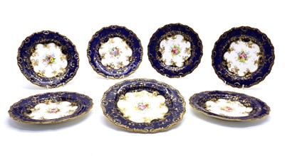 Lot 233 - A Royal Worcester part dessert service