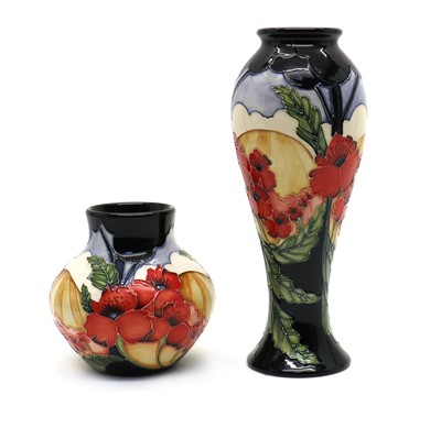 Lot 200 - A Moorcroft pottery ‘Forever England’ pattern vase