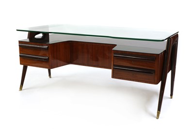 Lot 468 - An Italian walnut desk