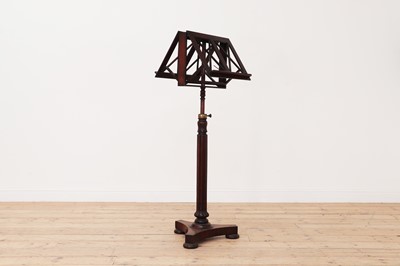Lot 517 - A William IV duet music stand
