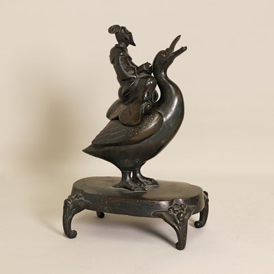 Lot 78 - A Chinese bronze censer