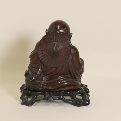 Lot 108 - A Chinese wood budai