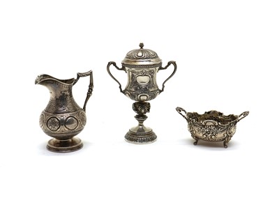 Lot 10 - A Victorian silver cream jug