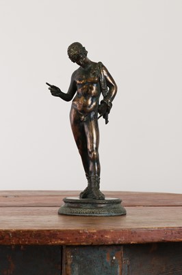 Lot 192 - A grand tour bronze of Narcissus