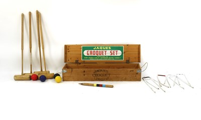 Lot 402 - A Jaques croquet set