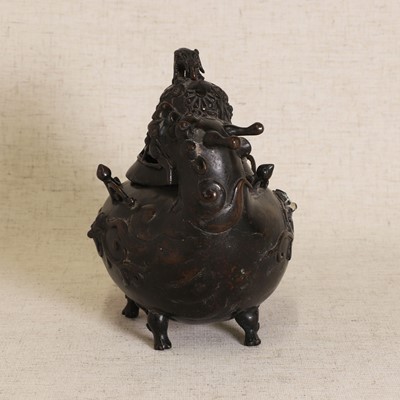 Lot 83 - A Chinese bronze censer
