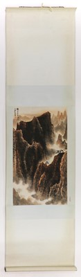 Lot 327 - A Chinese hanging scroll