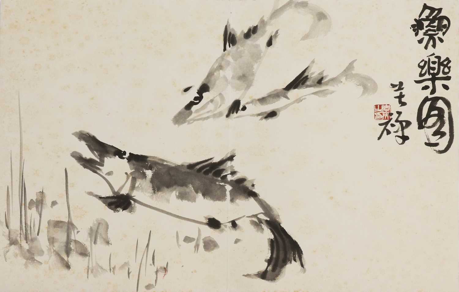 Lot 128 - A collection of six Chinese gouache paintings