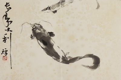 Lot 128 - A collection of six Chinese gouache paintings