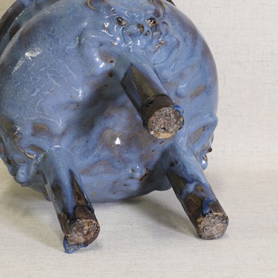 Lot 56 - A Chinese Shiwan ware censer