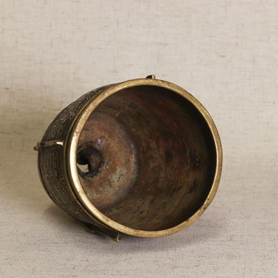 Lot 84 - A Chinese brass bell