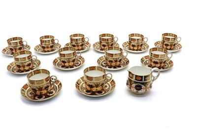 Lot 65 - A Royal Crown Derby 'Imari' pattern coffee service