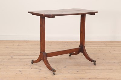 Lot 382 - A Regency burr elm and yew wood centre table