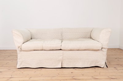Lot 386 - A 'Baring' model two-seater sofa by Howard & Sons