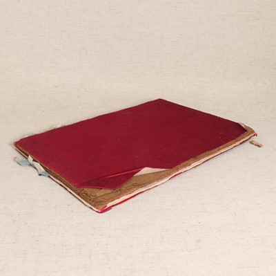 Lot 123 - A Chinese pith paper painting album