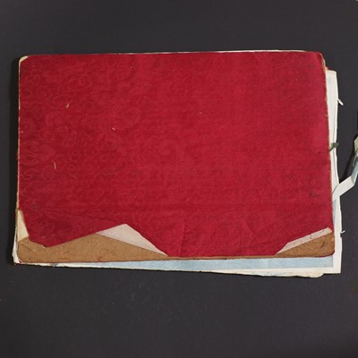 Lot 123 - A Chinese pith paper painting album