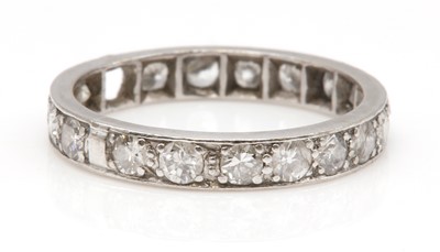 Lot 170 - A diamond set full eternity ring