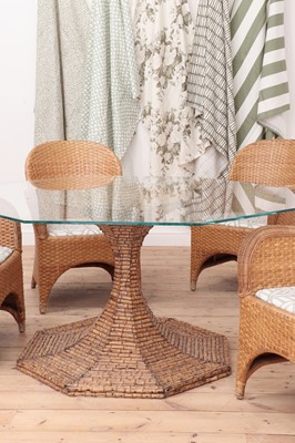 Lot 148 - A bamboo pedestal table
