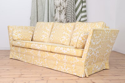 Lot 162 - A large Knole sofa