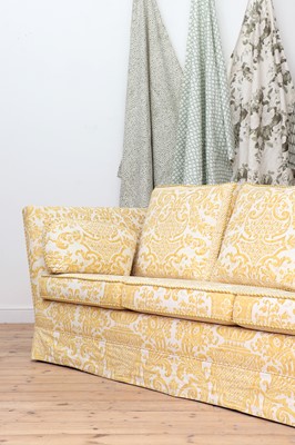 Lot 162 - A large Knole sofa