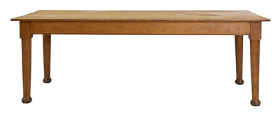 Lot 73 - An Arts and Crafts oak refectory table