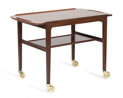 Lot 303 - A Danish rosewood serving trolley