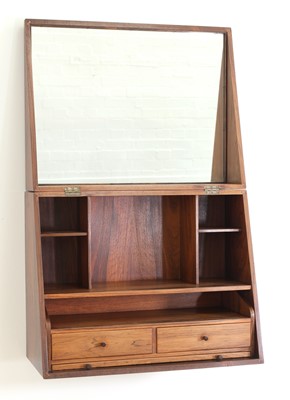 Lot 336 - A rare Danish rosewood vanity wall unit