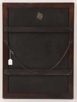 Lot 209 - A rare pair of Japanese inlaid iron panels