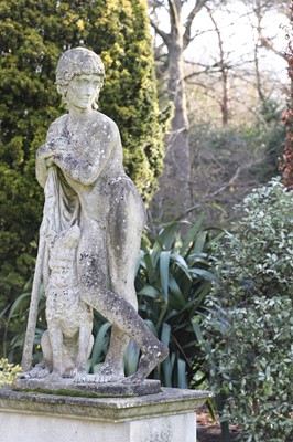 Lot 397 - A marble figure of a classical youth
