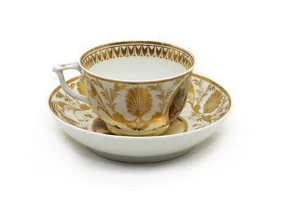 Lot 39 - A Royal Crown Derby named view porcelain cup and saucer