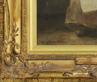 Lot 317 - David Fulton RSW (1848-1930)