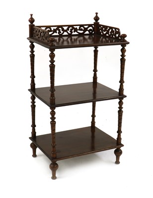 Lot 311 - A late Victorian mahogany whatnot