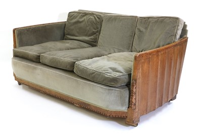 Lot 112 - An Art Deco oak settee
