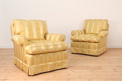 Lot 358 - A pair of armchairs