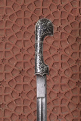Lot 103 - A silver and niello mounted shashka