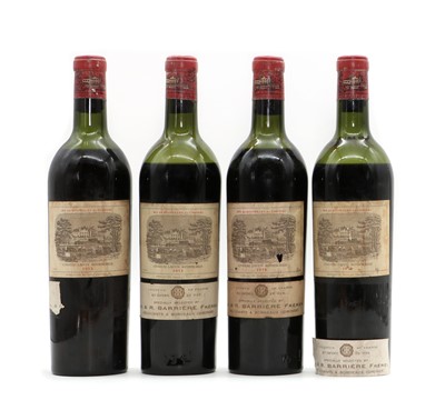Lot 139 - Chateau Lafite Rothschild, 1er Cru Classe, Pauillac, 1953 (4)