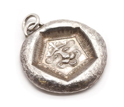 Lot 71 - A sterling silver commemorative medal, by Malcolm Appleby