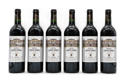 Lot 156 - Chateau Leoville Barton, 2eme Cru Classe, St Julien, 1996 (6)