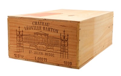 Lot 158 - Chateau Leoville Barton, 2eme Cru Classe, St Julien, 1999 (12, OWC)