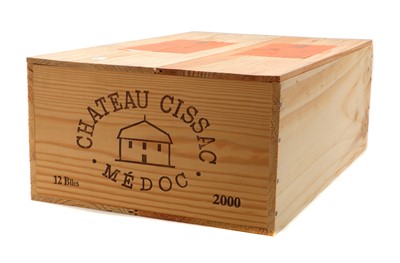 Lot 54 - Chateau Cissac, Medoc, 2000 (12, OWC)