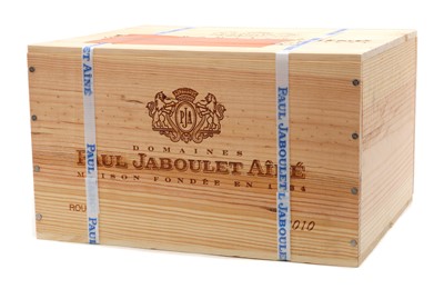 Lot 215 - Crozes-Hermitage, Domaine de Thalabert, Paul Jaboulet Aine, 2010 (6, OWC)