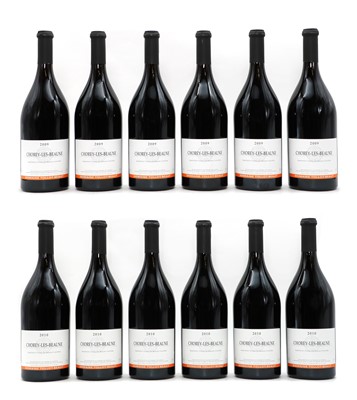 Lot 55 - Chorey-Les-Beaune, Domaine Tollot-Beaut, 2009 (6, boxed) and 2010 (6, boxed)